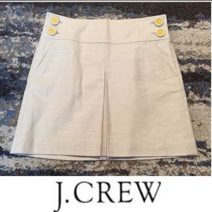 Linen & Cotton J Crew School Girl Skirt 🌟🌟